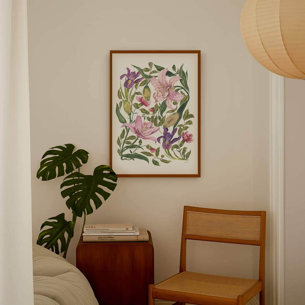 With love, Lily Art Print