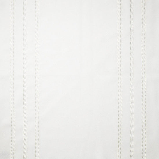 Drawn Thread Curtains - Ladder Stitch Rows - Ivory White