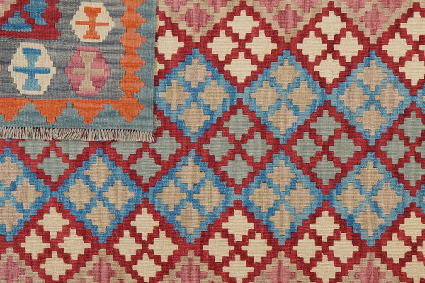 Gashgai Kilim · Hand-woven – Red, 206x159 cm