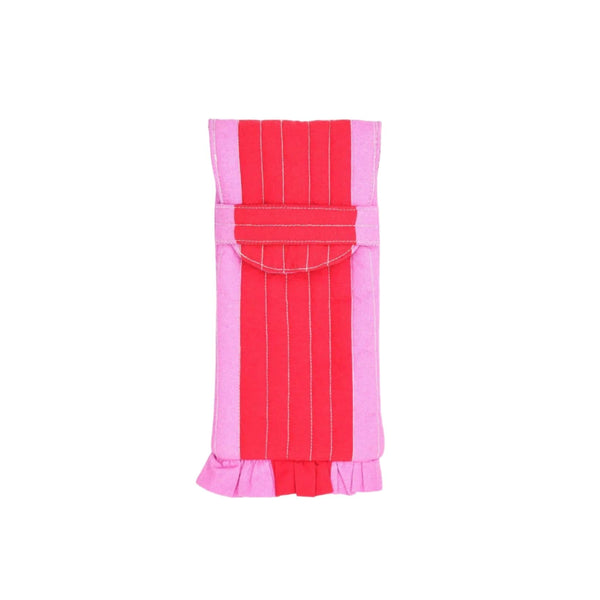 Cerise & Fuchsia Wide Stripe Glasses Cover