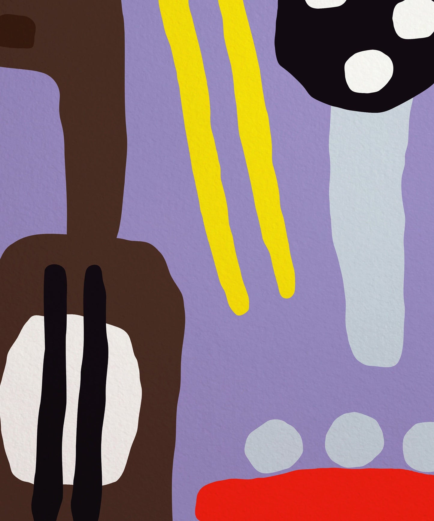 Family Band Print - Purple