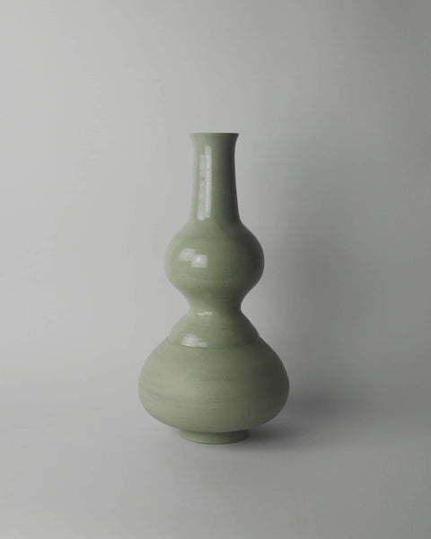 Sage Green Ceramic Vase II