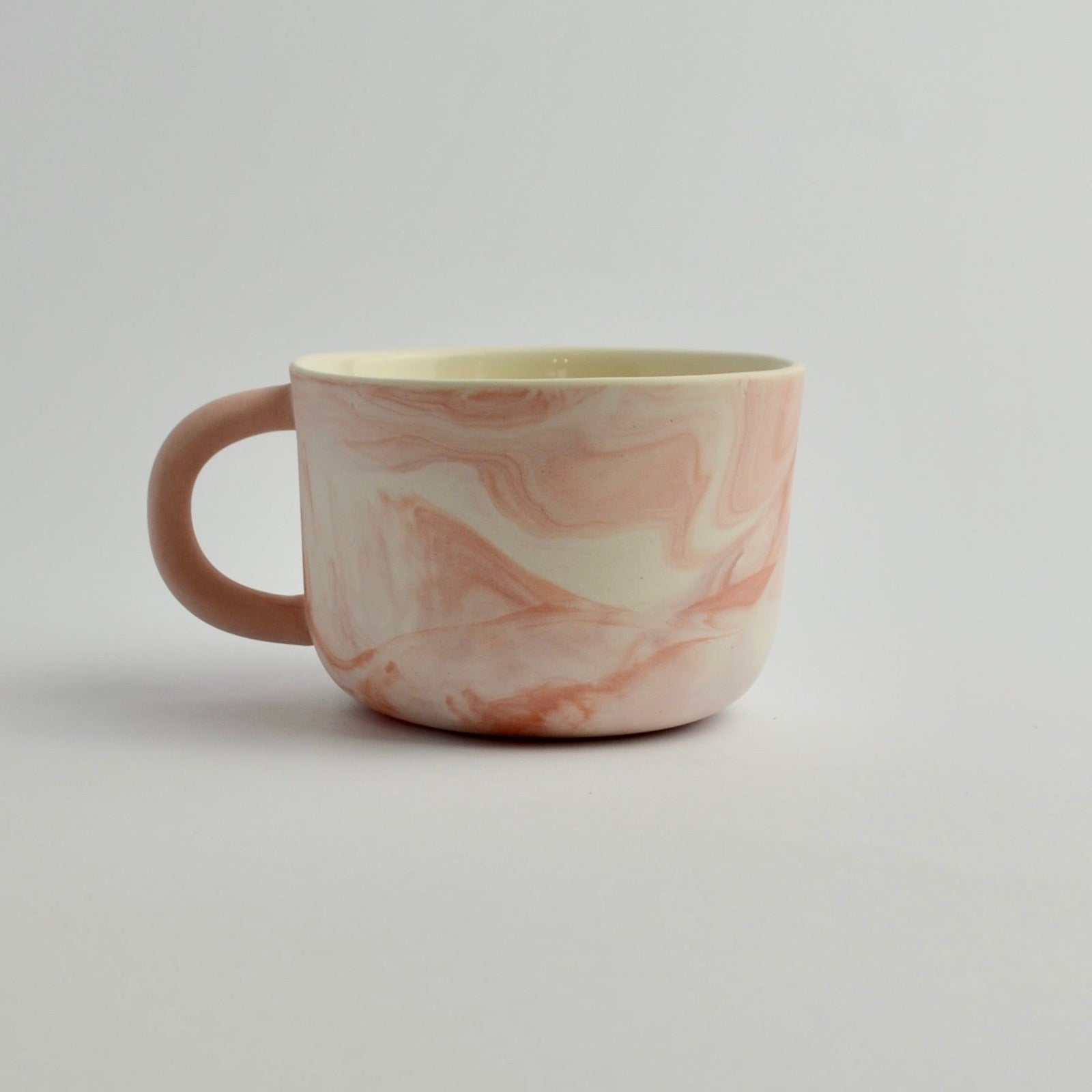 Coffee Cup Earthy Tone Marble
