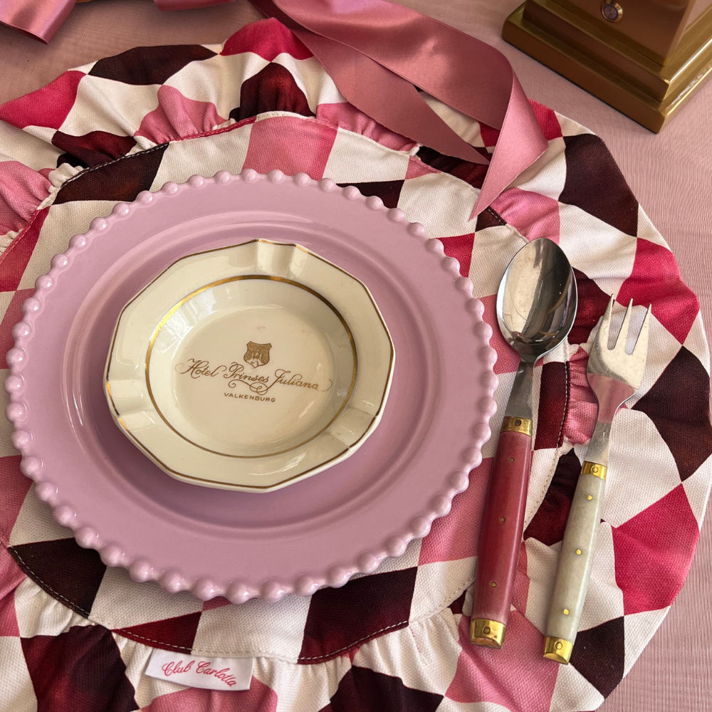 Darcy Placemat Circus Pink - Set of 2