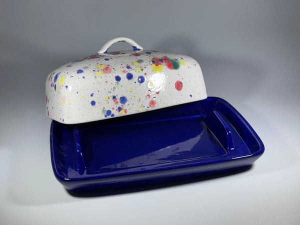 Celebration Butter Dish with Handle