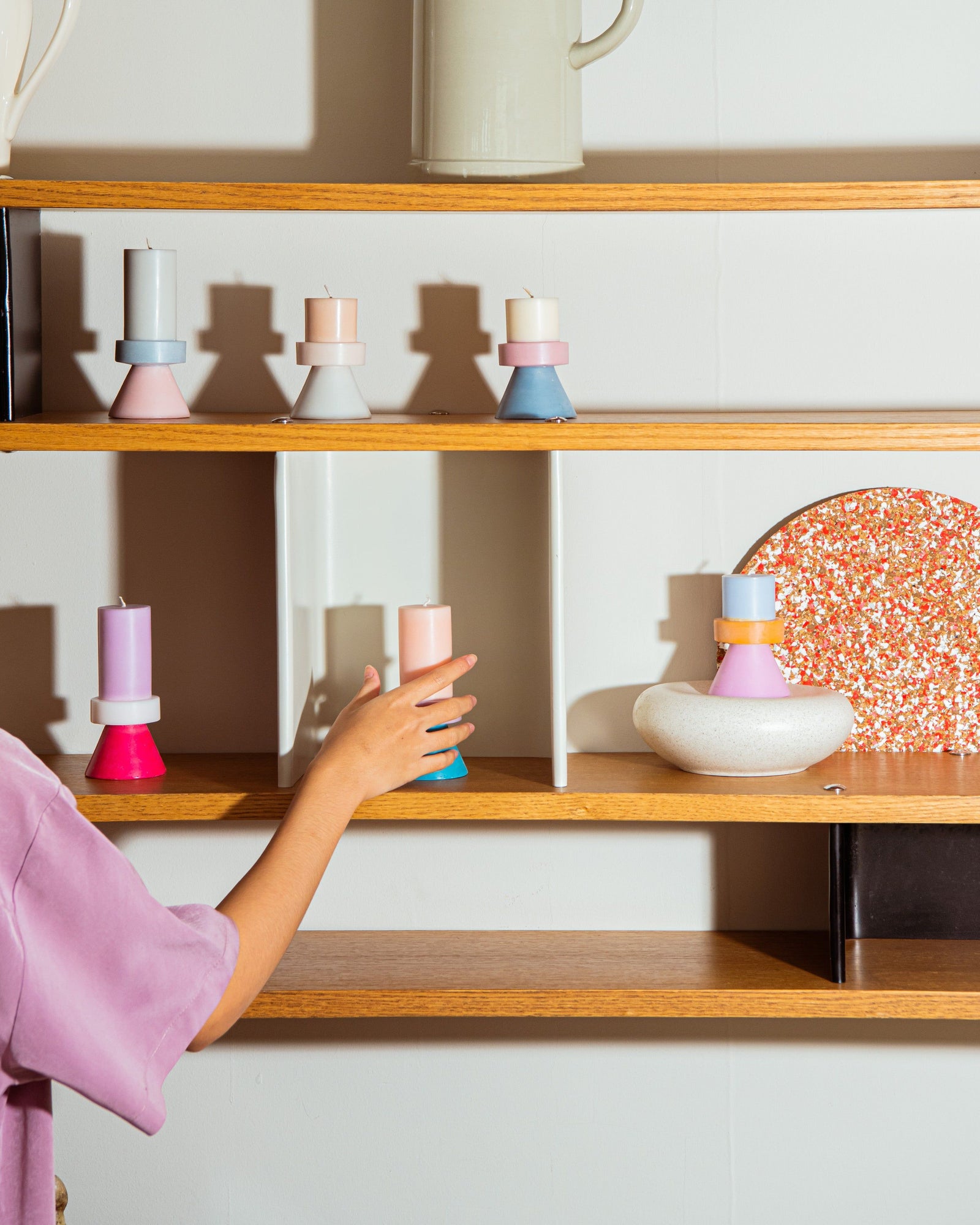 Stack Candle Mini - All The Pinks