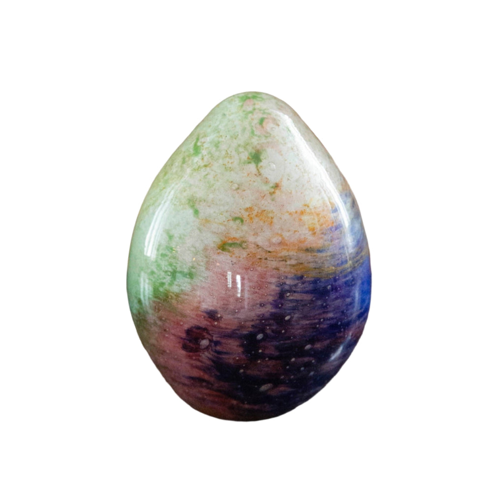 Anthologist Glass Easter Egg, Multicolor, Large