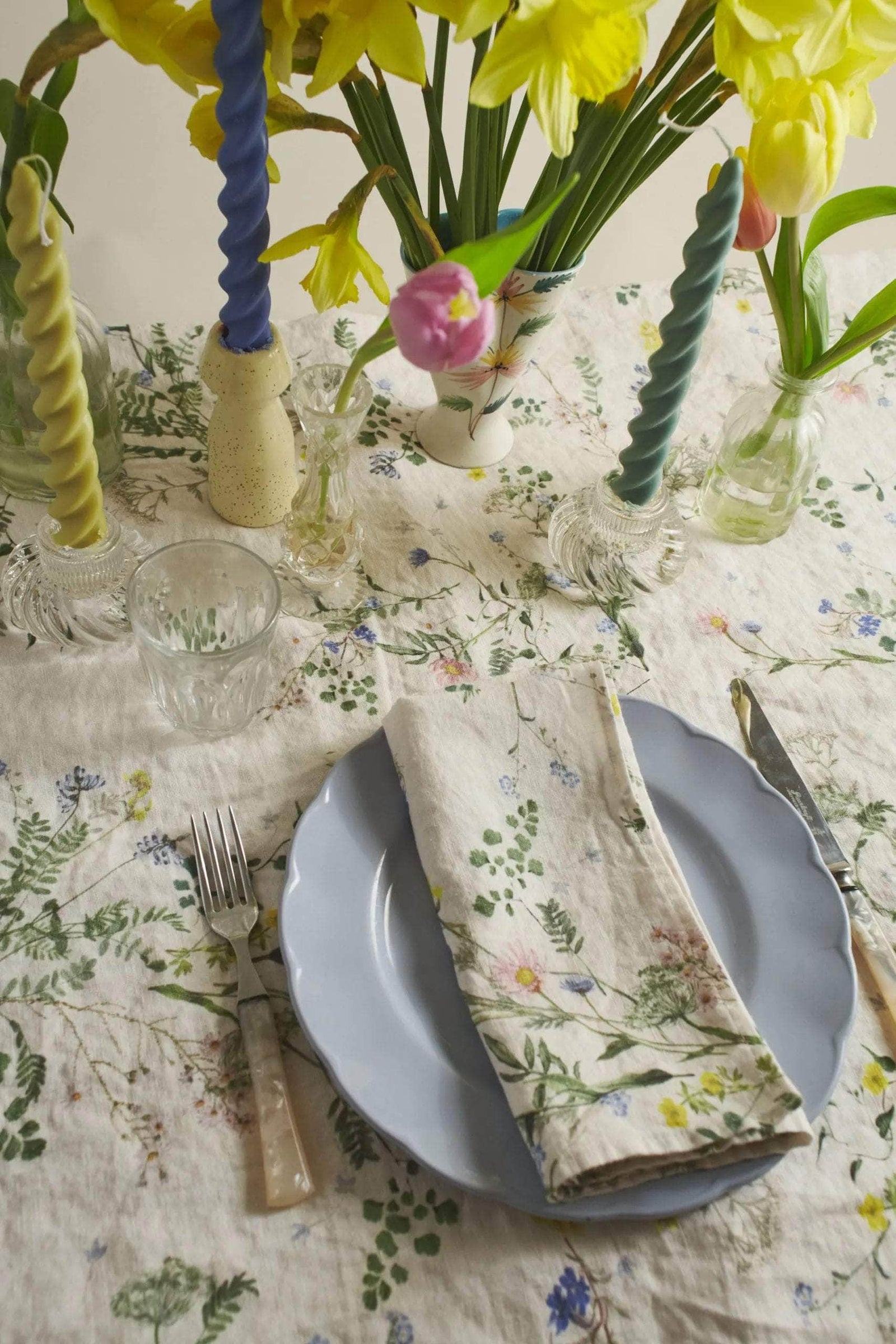 Spring Posy Linen Napkin