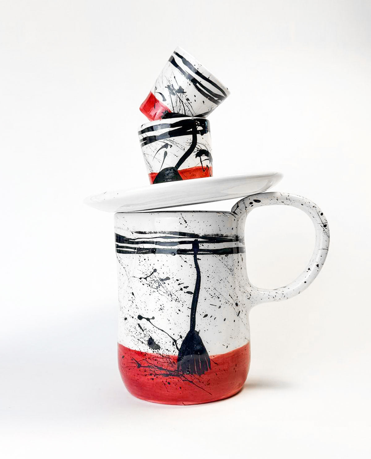 I AM GREEK - Handcrafted Ceramic Carafe "TSAROUCHI"
