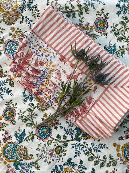 Kelpie Napkin In Pink/Blue (Set Of 4)-