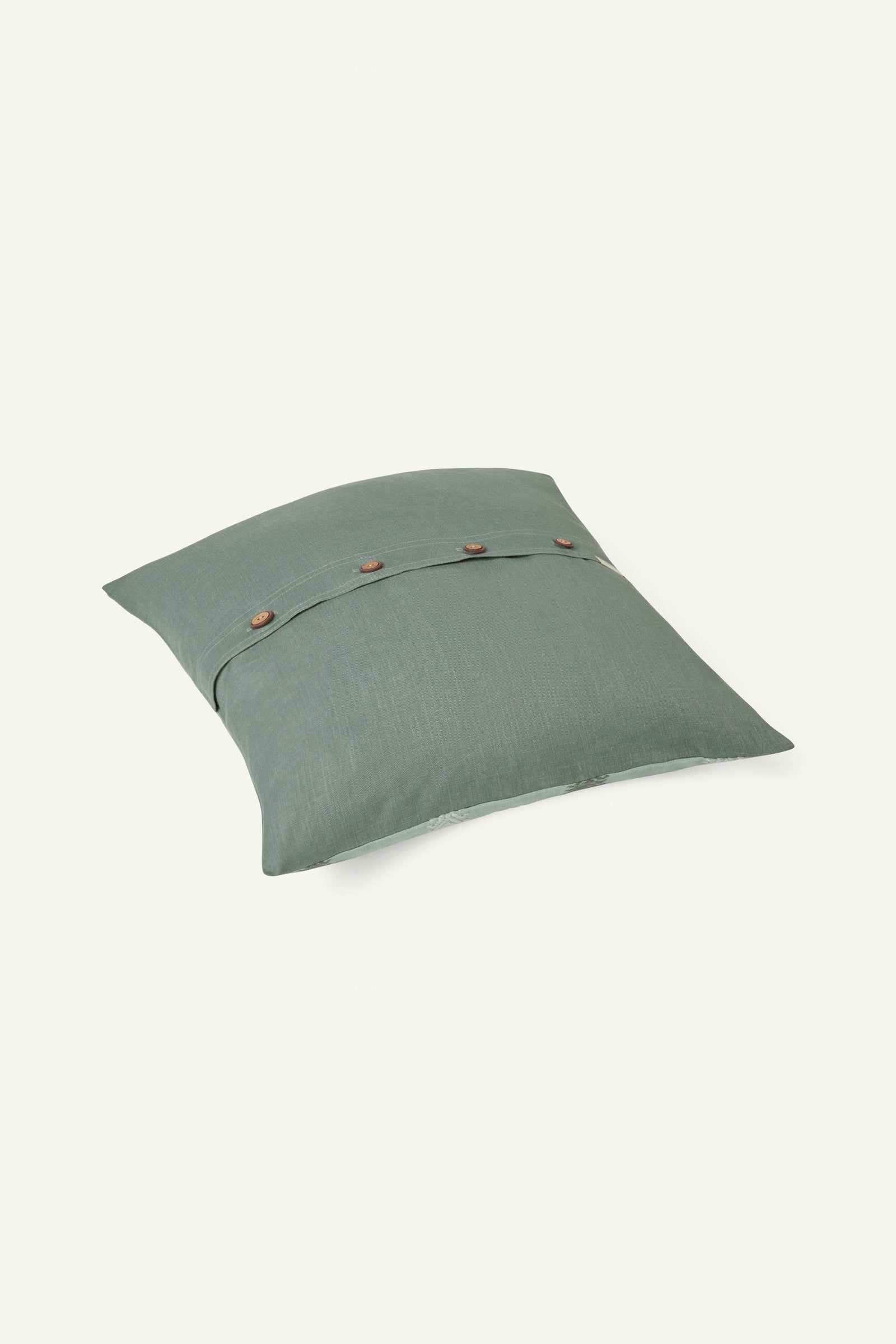 Mala Embroidered Cushion Cover - Powder Blue
