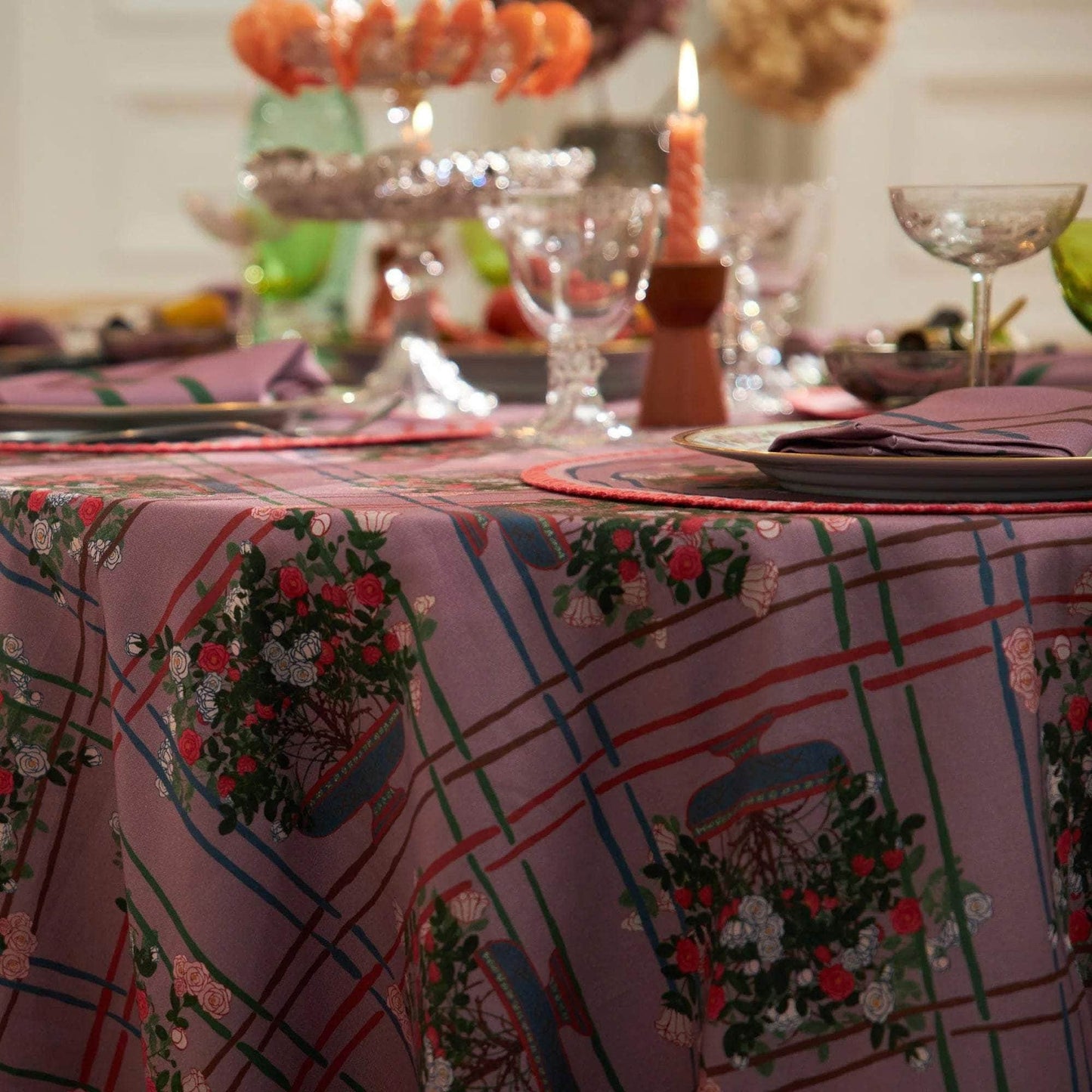 La Vie en Rose Tablecloth