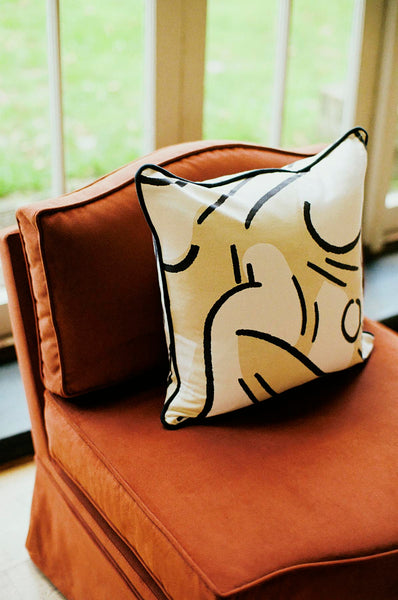 Felix Slipper Chair, Daffodil Velvet