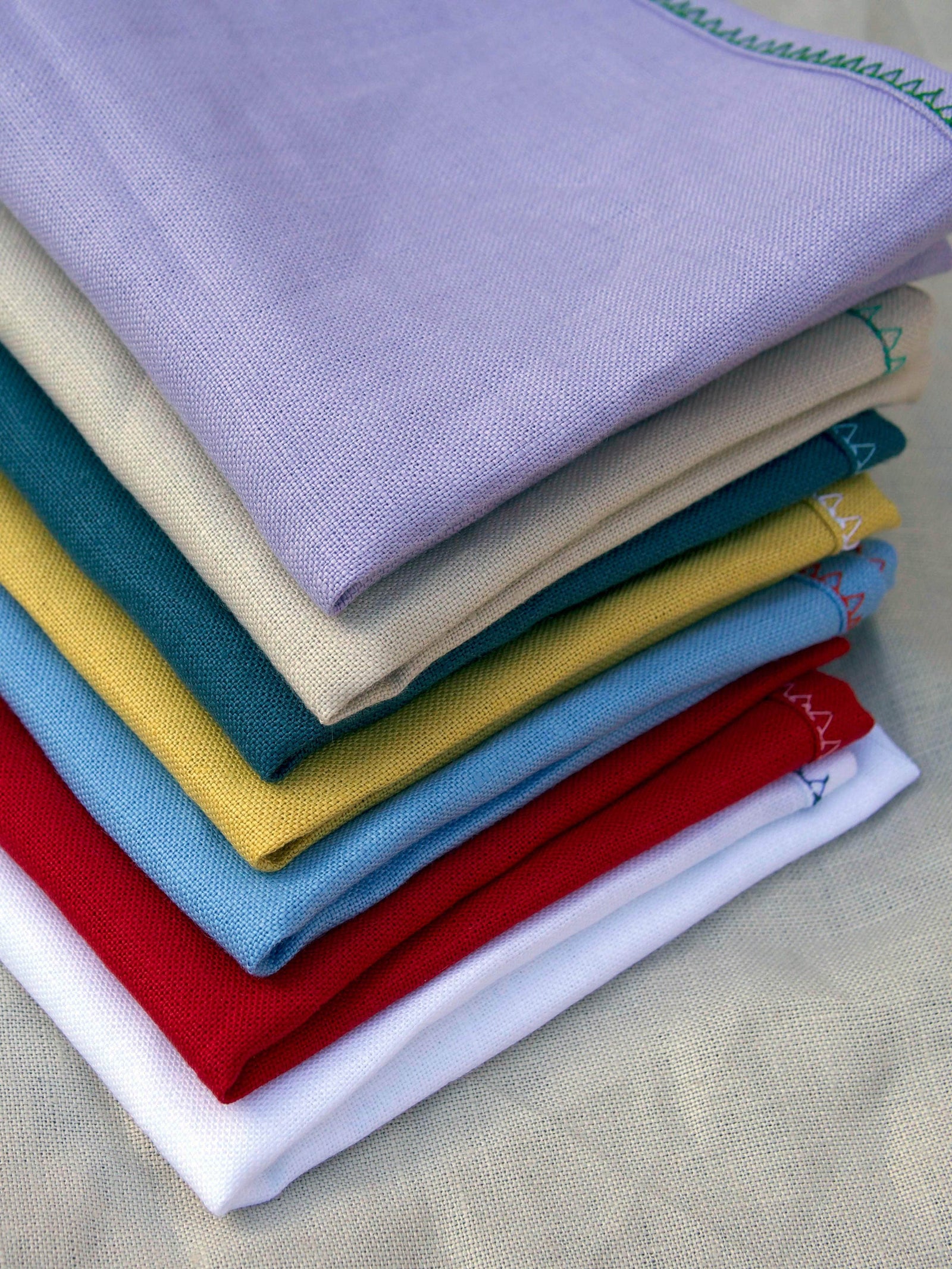 Irish Linen Hand + Tea Towel - Sand