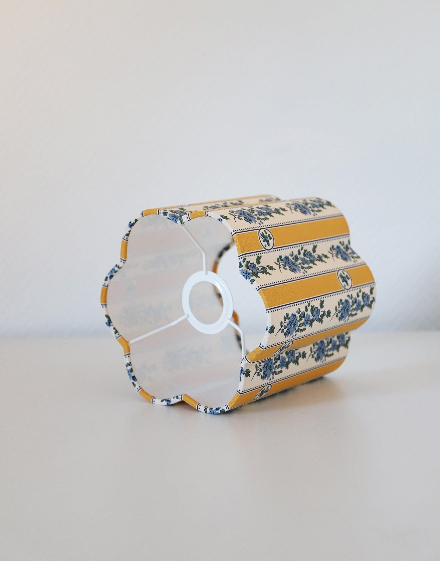 Flora Flower-Shaped Lampshade Yellow Table Lamp