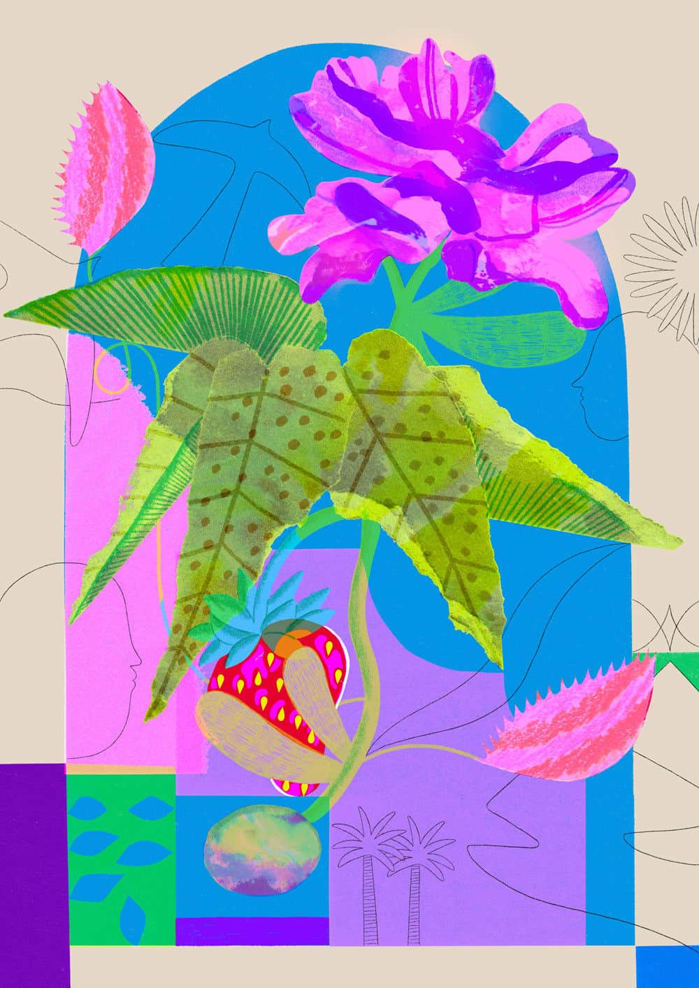 Flower 2 - Seeds Of Ideas To Come Print