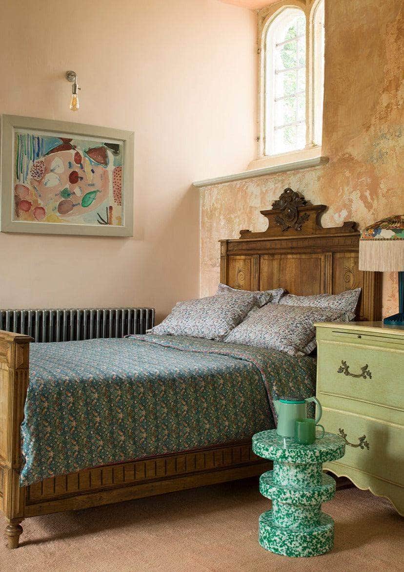 Pillowcase Made With Liberty Fabric Strawberry Thief