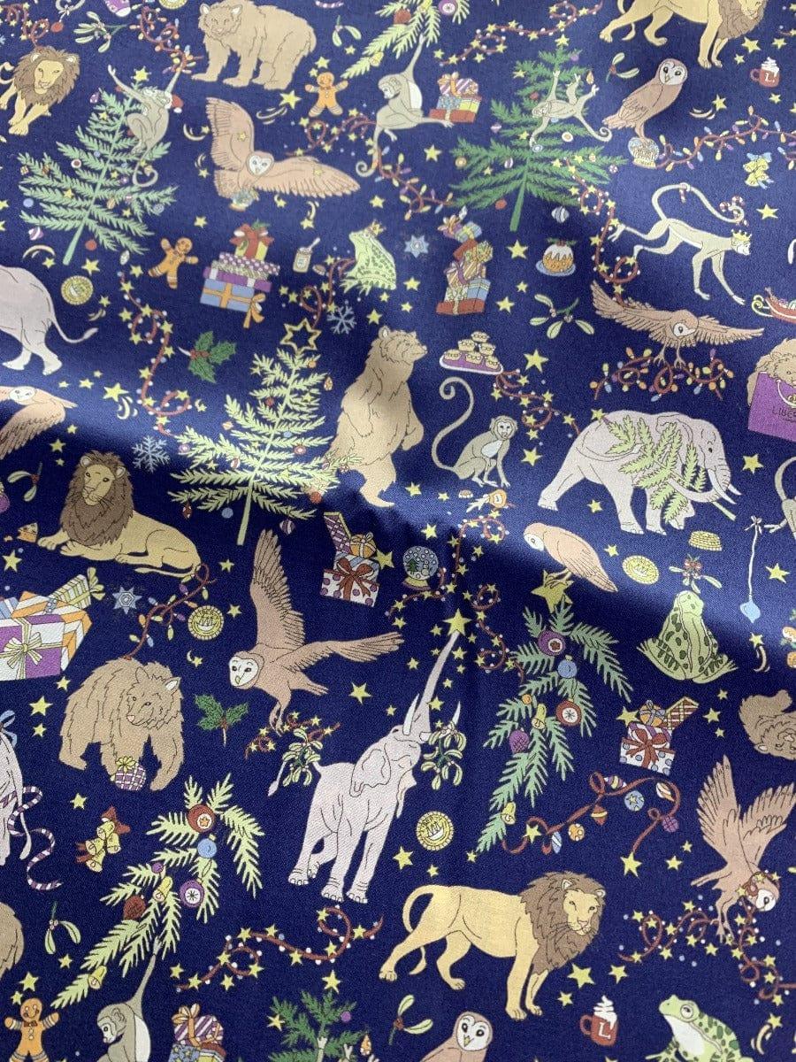 Christmas Stocking made with Liberty Fabric CHRISTMAS