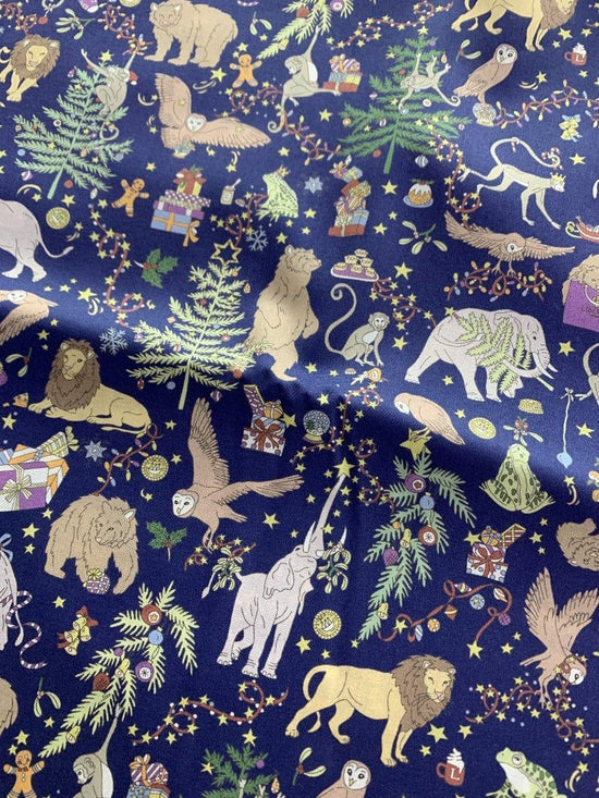 Christmas Stocking made with Liberty Fabric CHRISTMAS