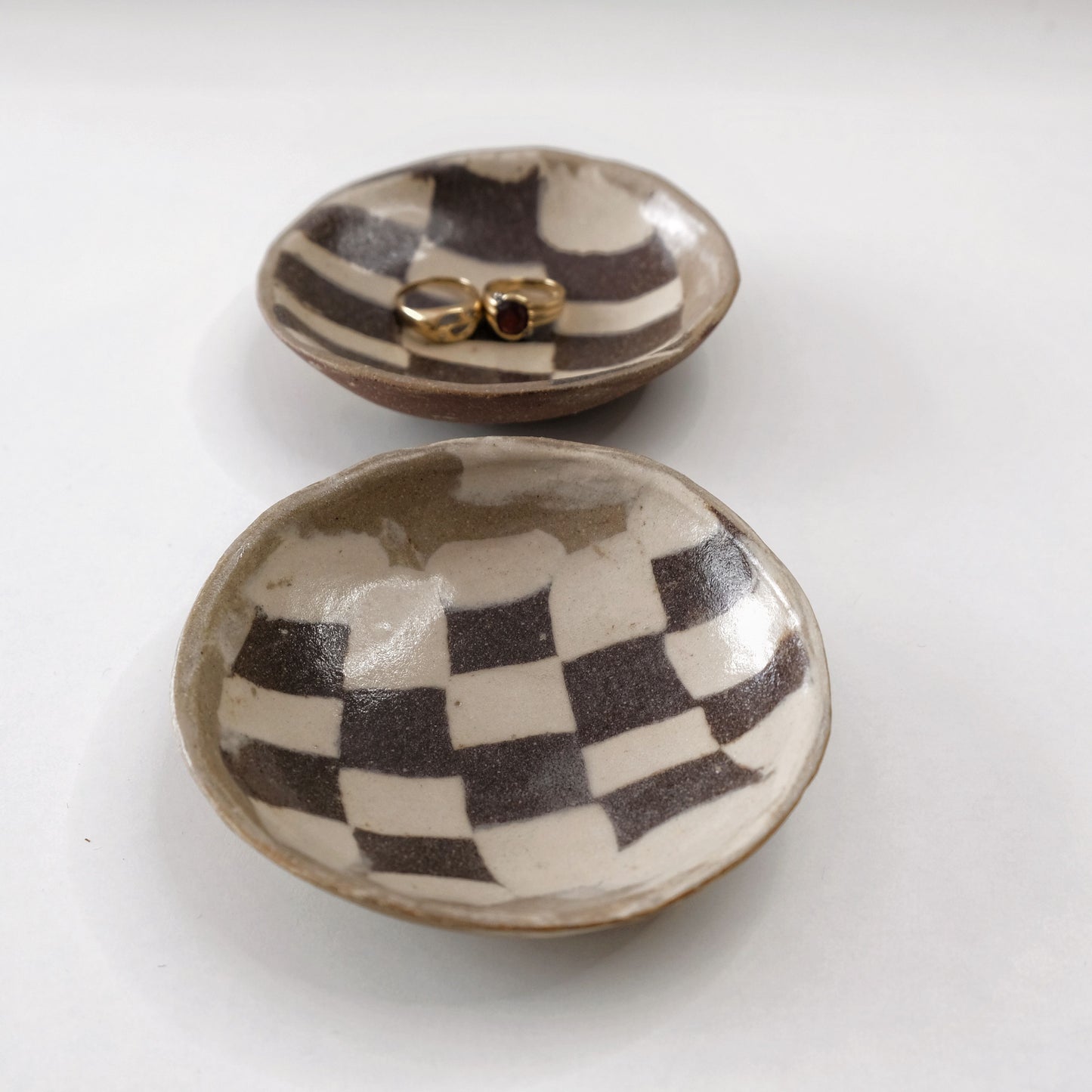 Mieke - Small Nerikomi Ceramic Trinket Set of 2