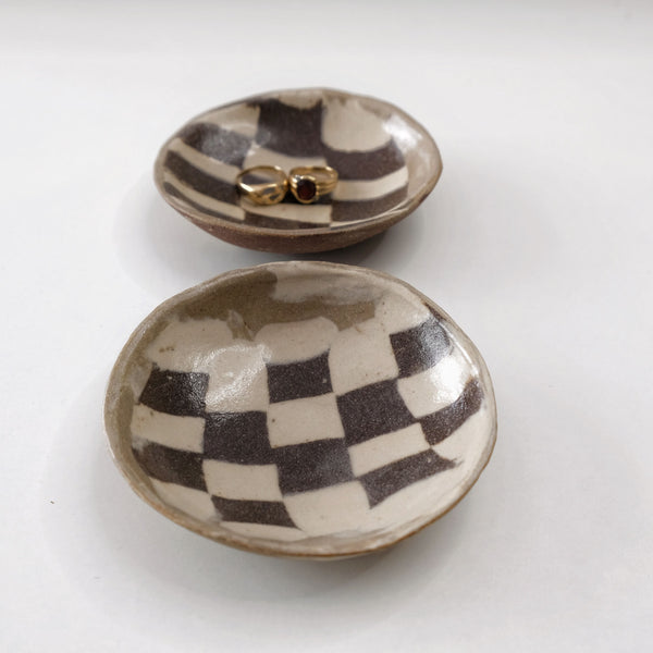 Mieke - Small Nerikomi Ceramic Trinket Set of 2