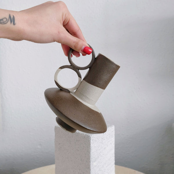 Bareino - Recycled Stoneware Vase - Magdalena Clay