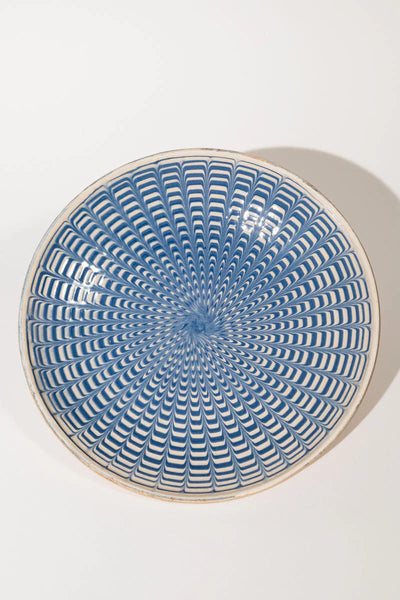 Artisanal Ceramic Hand Painted Plates Set of Two