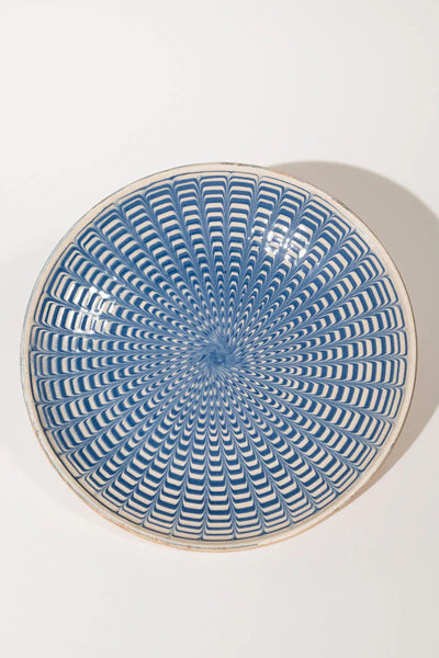 Artisanal Ceramic Hand Painted Plates Set of Two