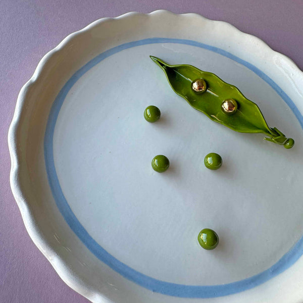 'Some Things ARE Meant to Pea' plate