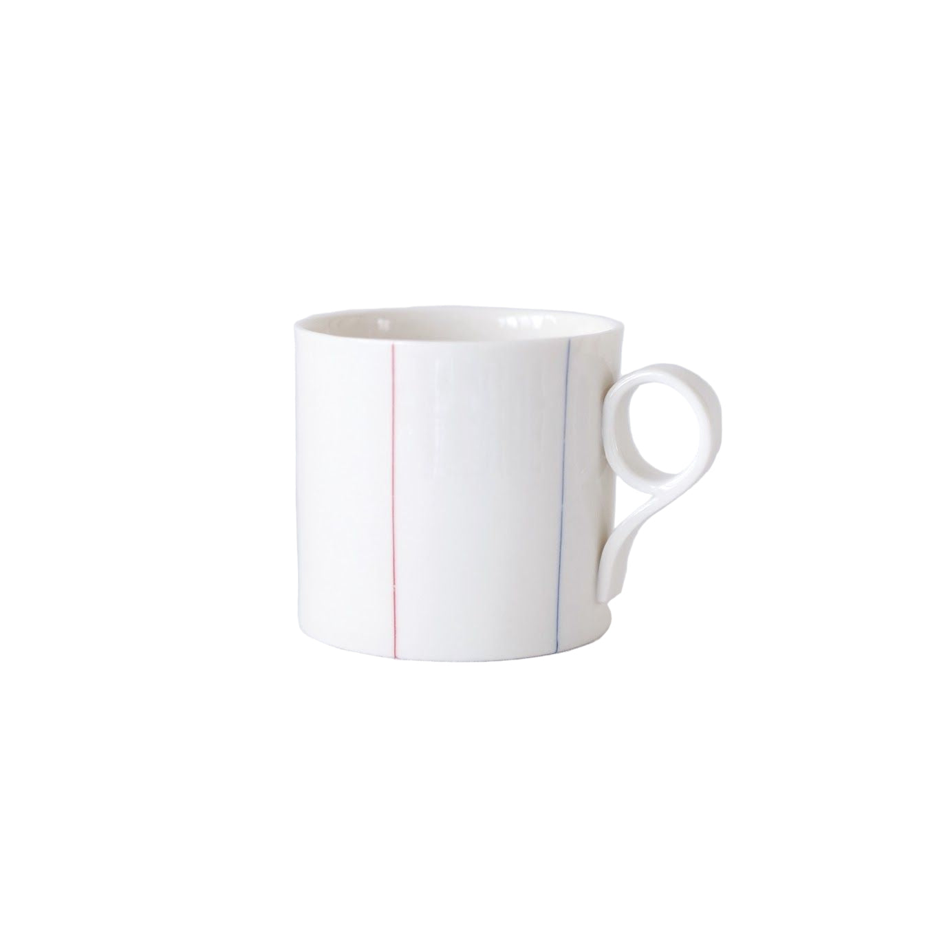 Medium Mug with Tricolour Stripes
