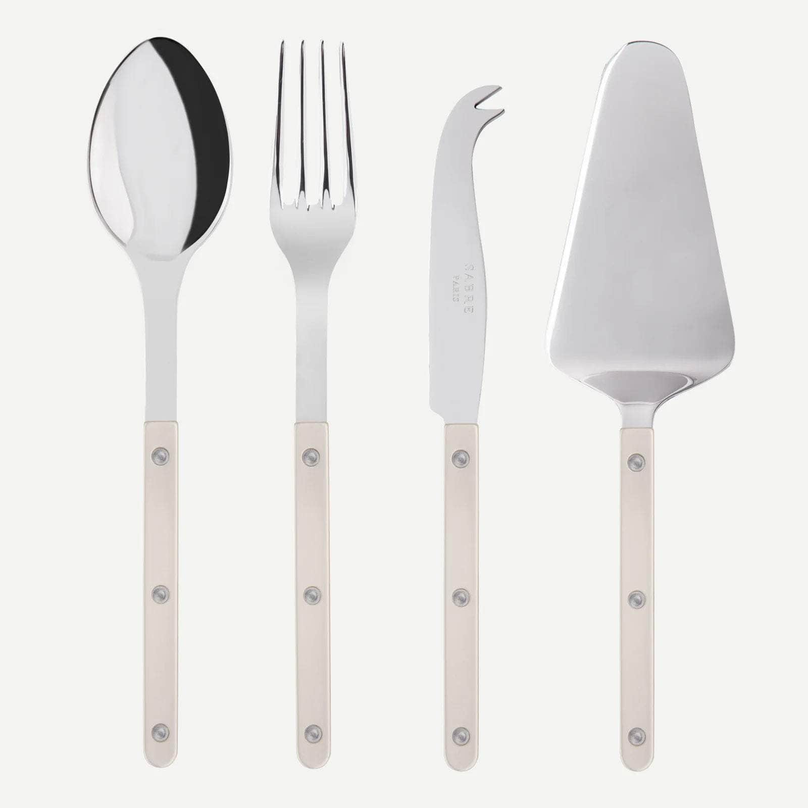 Bistrot Pearly 4pc Serving Set, Pearl