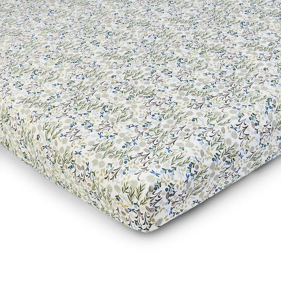 Cotbed Fitted Sheet - Riverbank