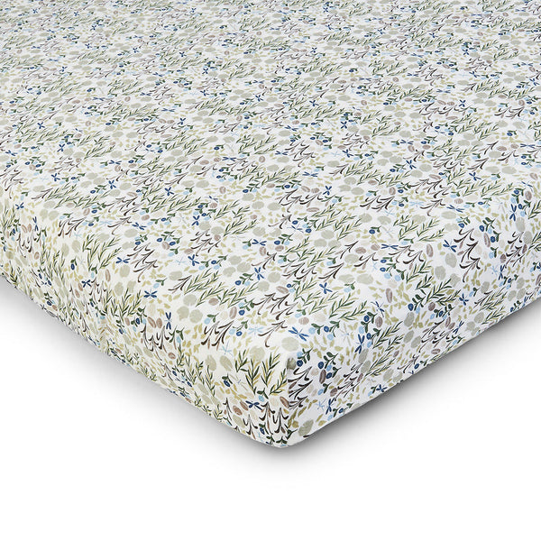 Cotbed Fitted Sheet - Riverbank