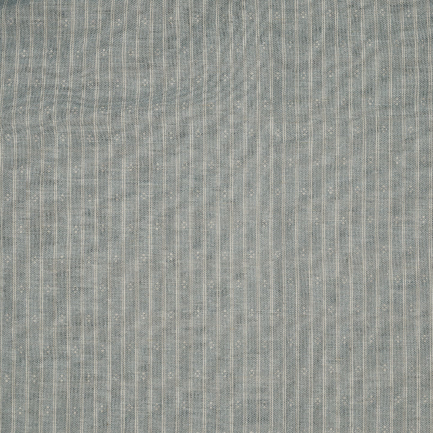 Ticking Stripe Fabric - Bryony Blue