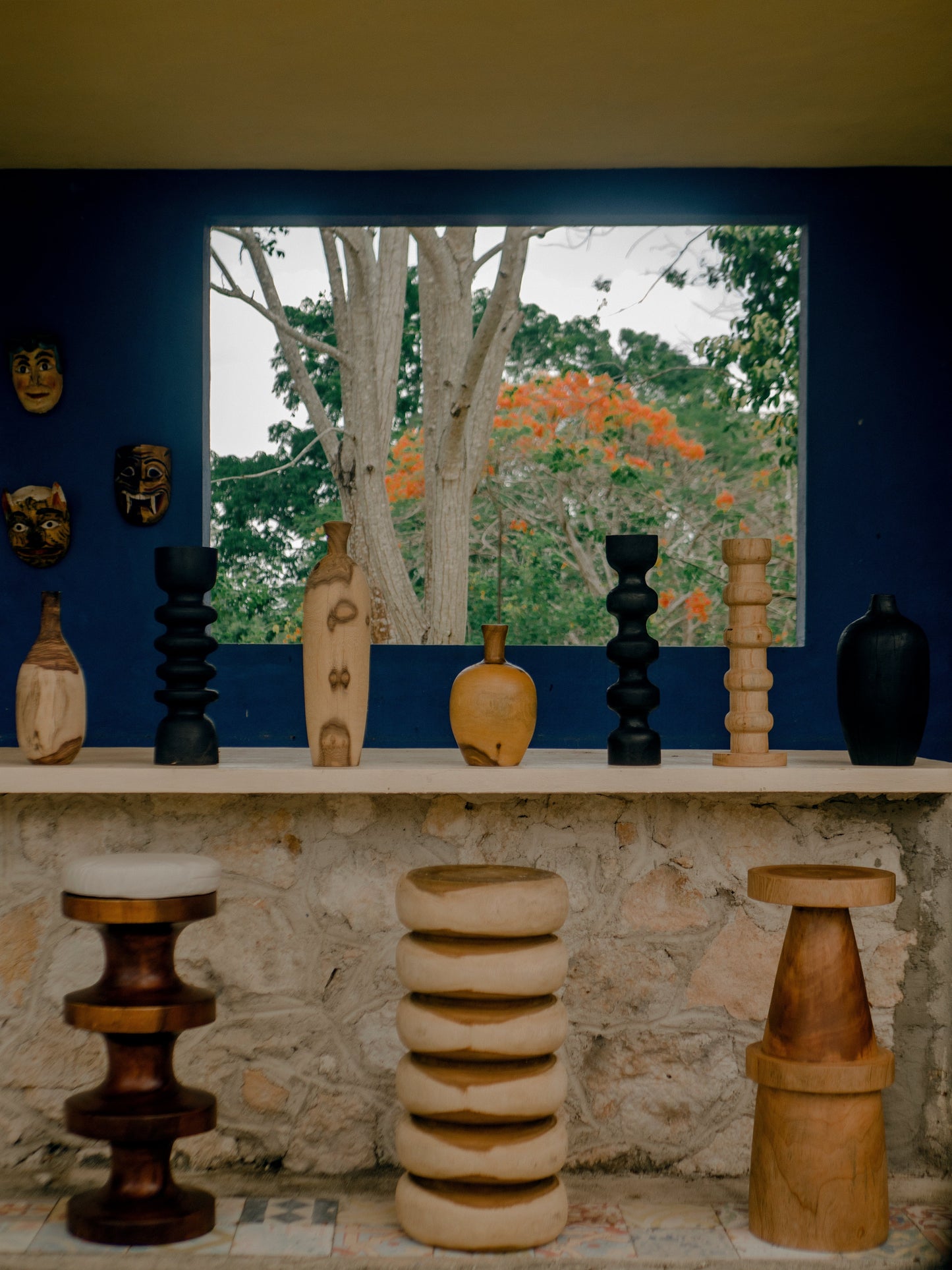 Ash Candle Holder Set