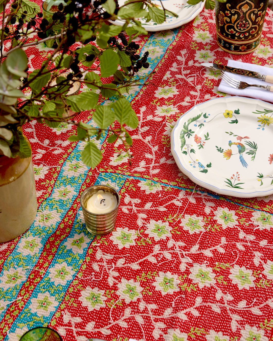 Midweight Kantha Quilt No. 750