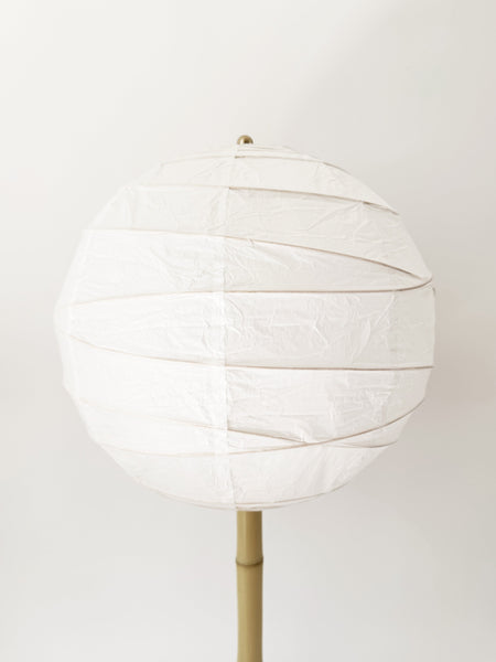 Terracotta and Bamboo Lollipop Table Lamp