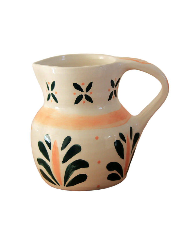 Grecian Leaf Ceramic Carafe