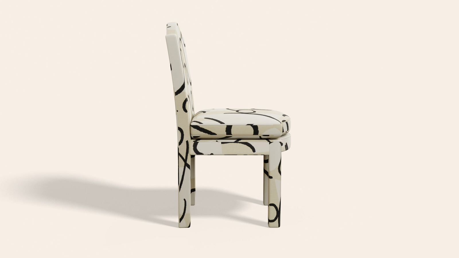 Pair of Leo Dining Chairs, Coconut