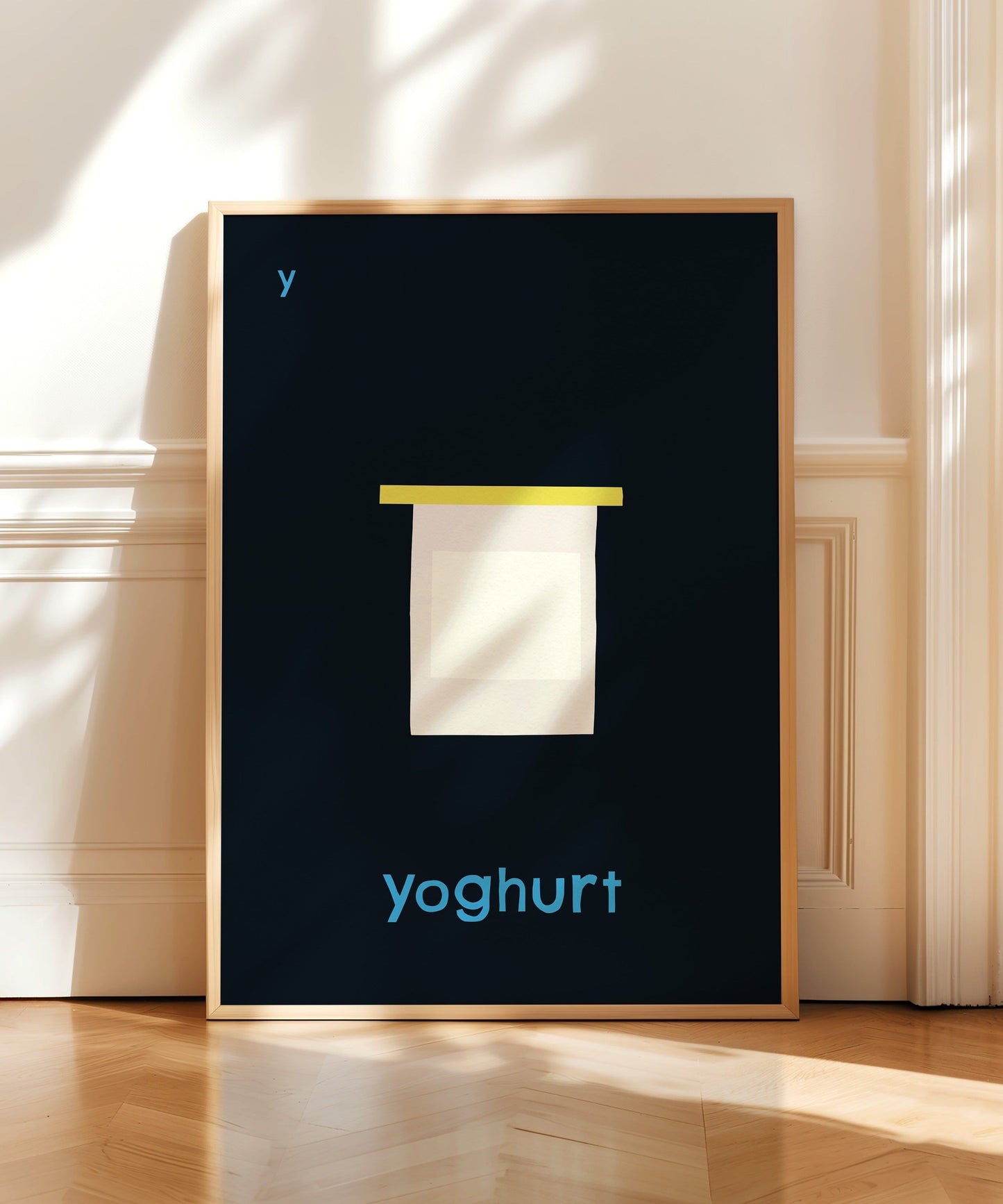 Y for Yoghurt Art Print