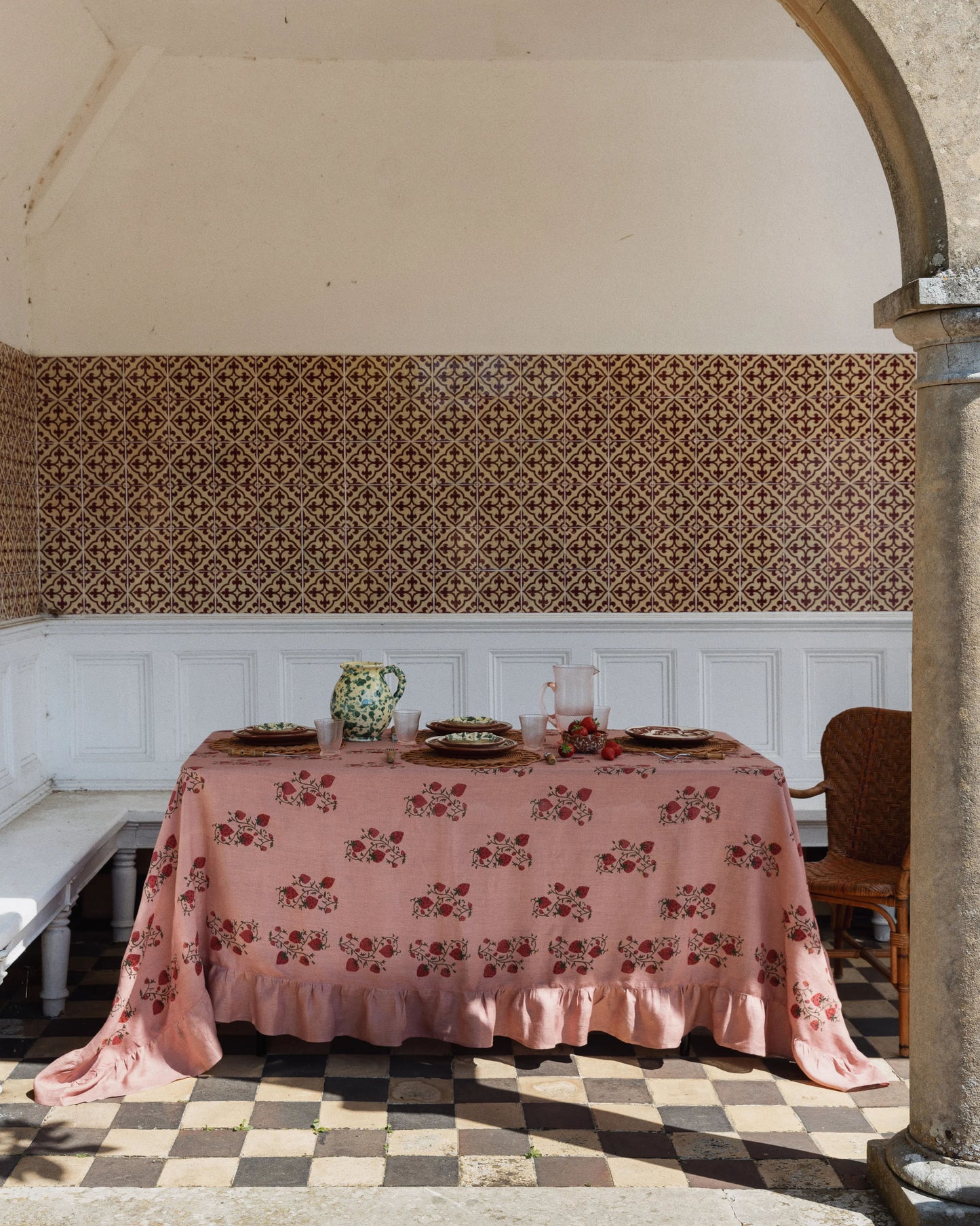 Fraises Des Bois Tablecloth