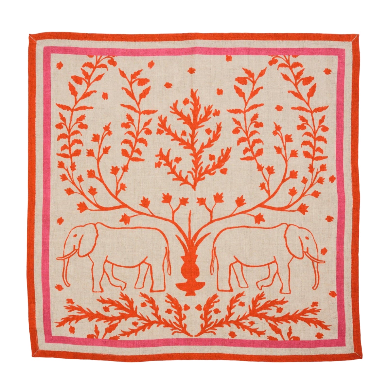 Elephant Napkins Set of Two