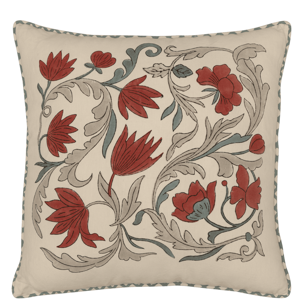 Block Printed Interior Pillow Cover – 20x20 in