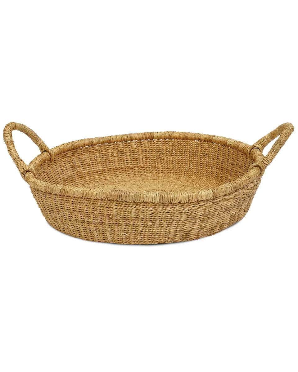 SENYA: Natural Tray with Handles