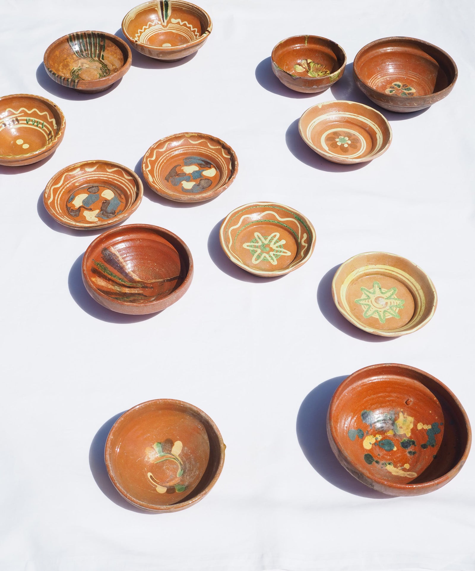Vintage Romanian Pair of Dishes