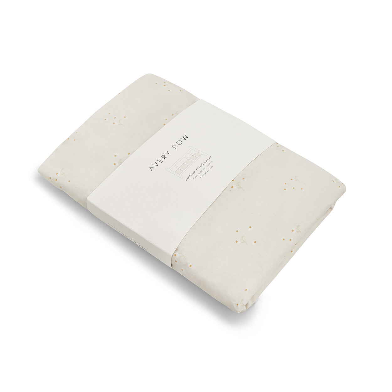 Cotbed Fitted Sheet - Wild Chamomile