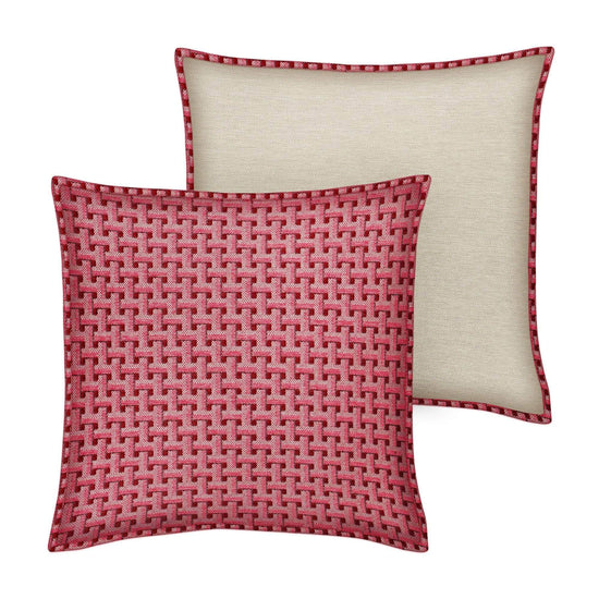 Cushion Janis Bordeaux & Pink
