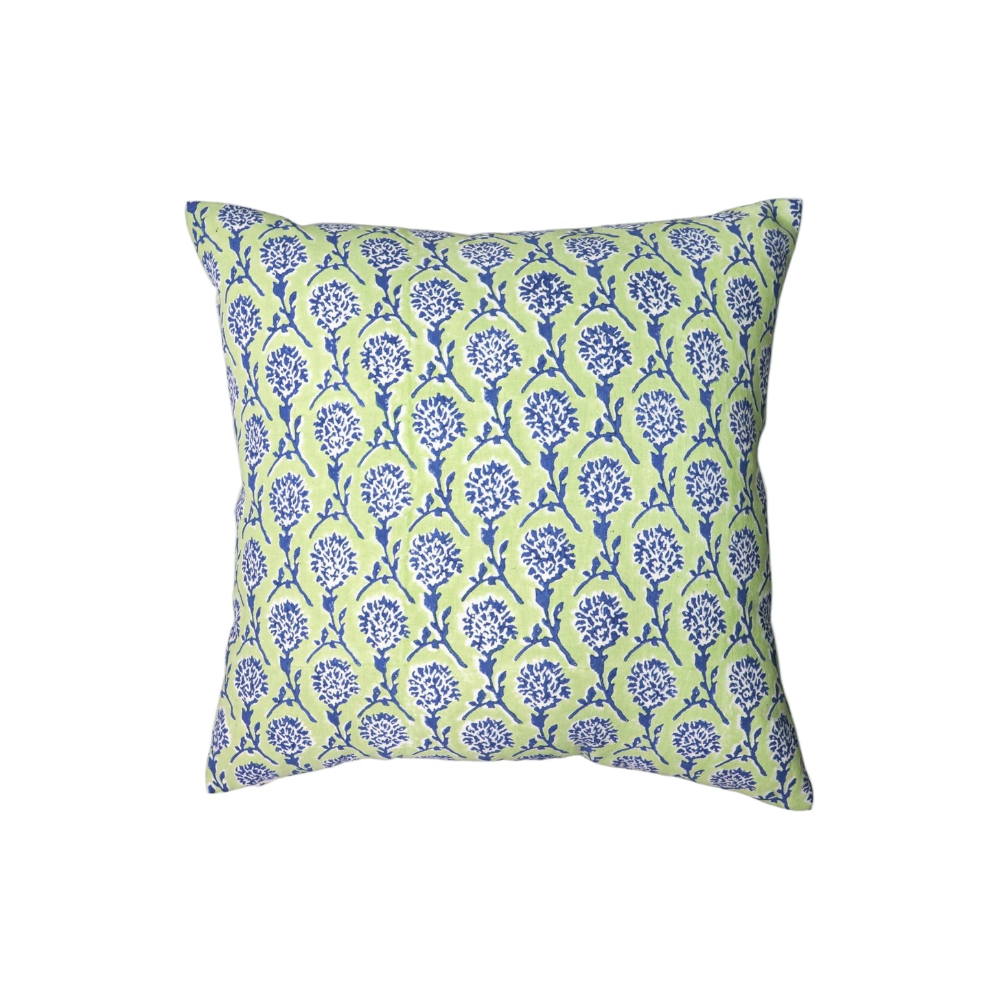 Nikhar Pure Linen Throw Pillow Cover - Lily Green