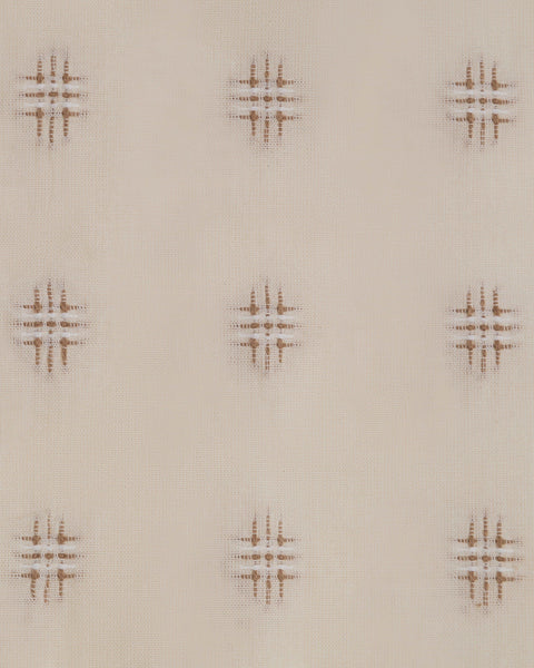 The Embroidered Cotton in Chestnut