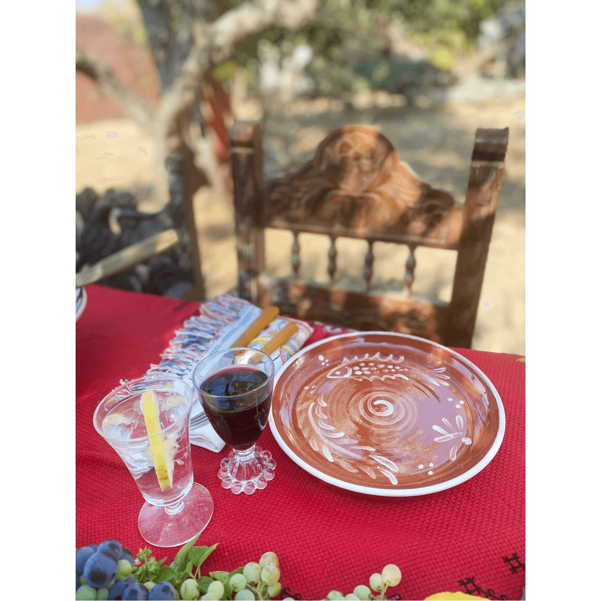 Anthologist Ceramic Psari Dinner Plate